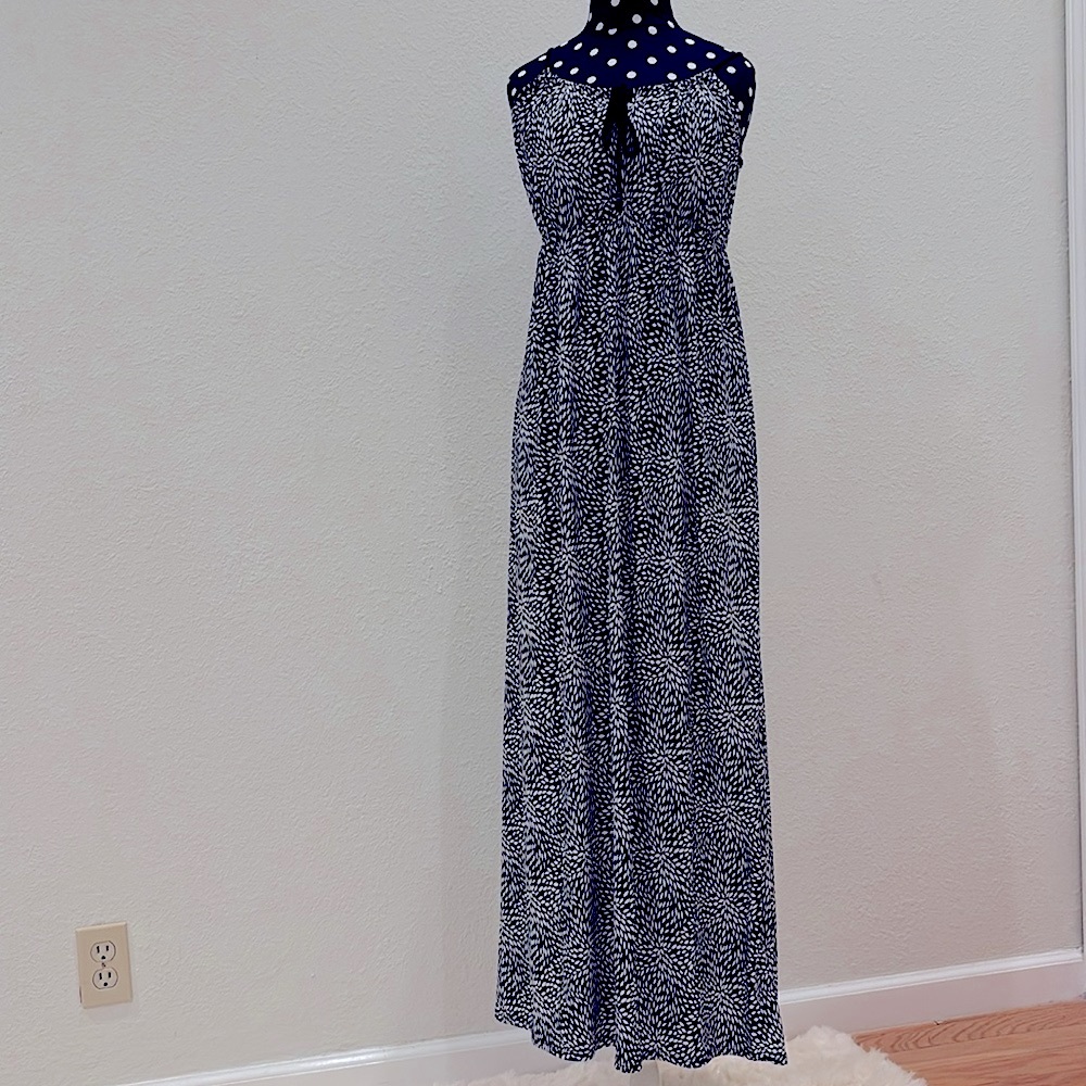 Black and White Maxi Dress